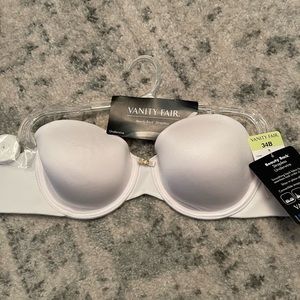 NEW Vanity Fair Beauty Back Strapless Bra